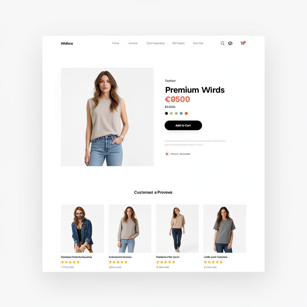 E-commerce template